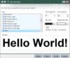 Add text to your label and apply formatting like font, size, and color